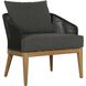 Capri Natural / Gracebay Grey Outdoor Lounge Chair